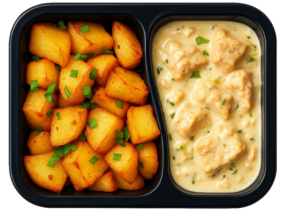 Creamy Lemon Garlic Chicken and Potato